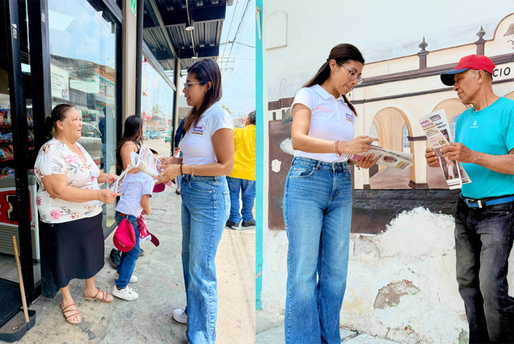 Metztli Yeyectzi continúa su recorrido rumbo a la elección judicial; visita Alto&nbsp;Lucero