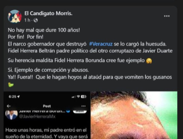 Candigato Morris se ensaña con el tío&nbsp;Fide