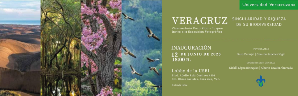 Invitan a exposición fotográfica sobre biodiversidad veracruzana en la USBI Poza&nbsp;Rica