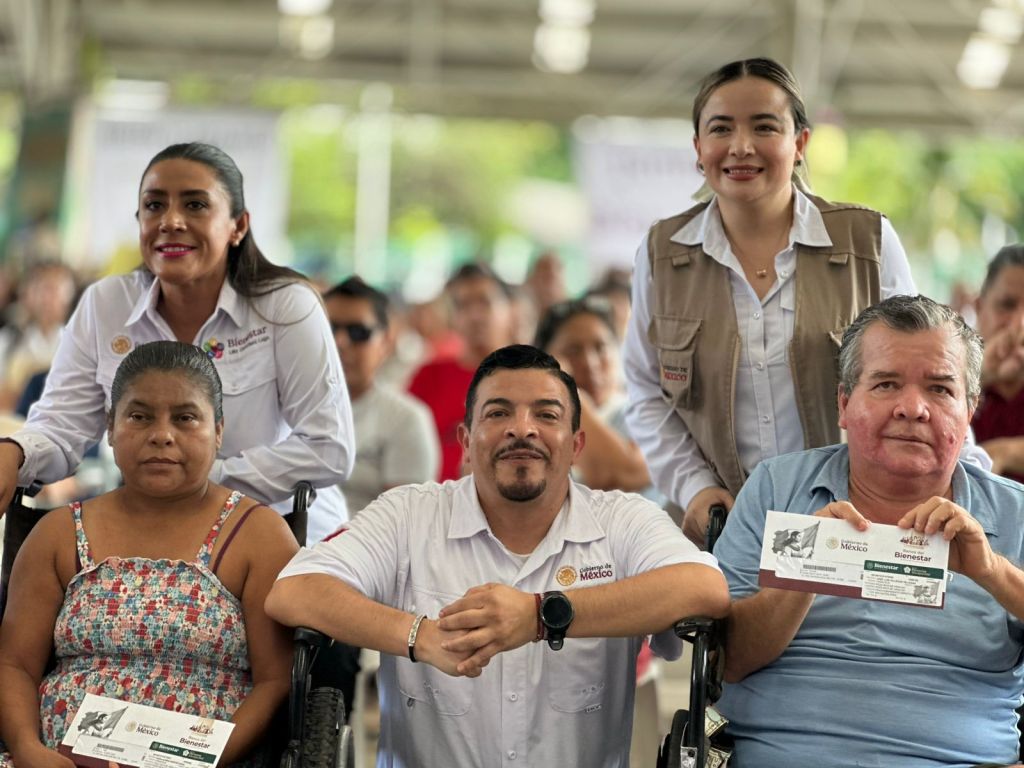 Javier Gómez Cazarín delegado estatal del Bienestar y Estefanía Galassi encabezan evento, «Sectores vulnerables son&nbsp;prioridad»