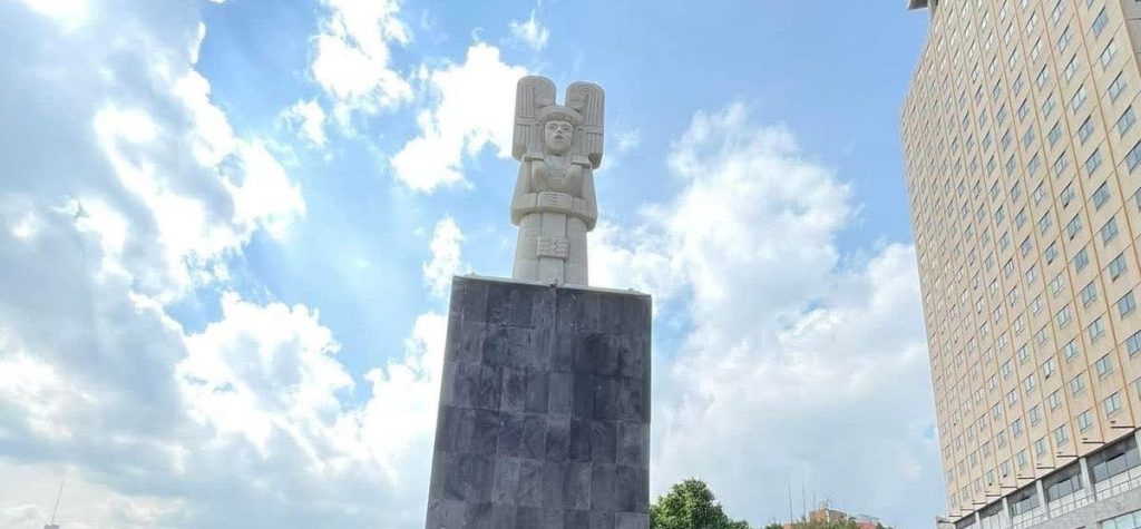 Conmemoran dos años de la llegada de La Joven de Amajac al Paseo de la&nbsp;Reforma