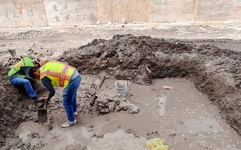 ¡Descubren muralla colonial!