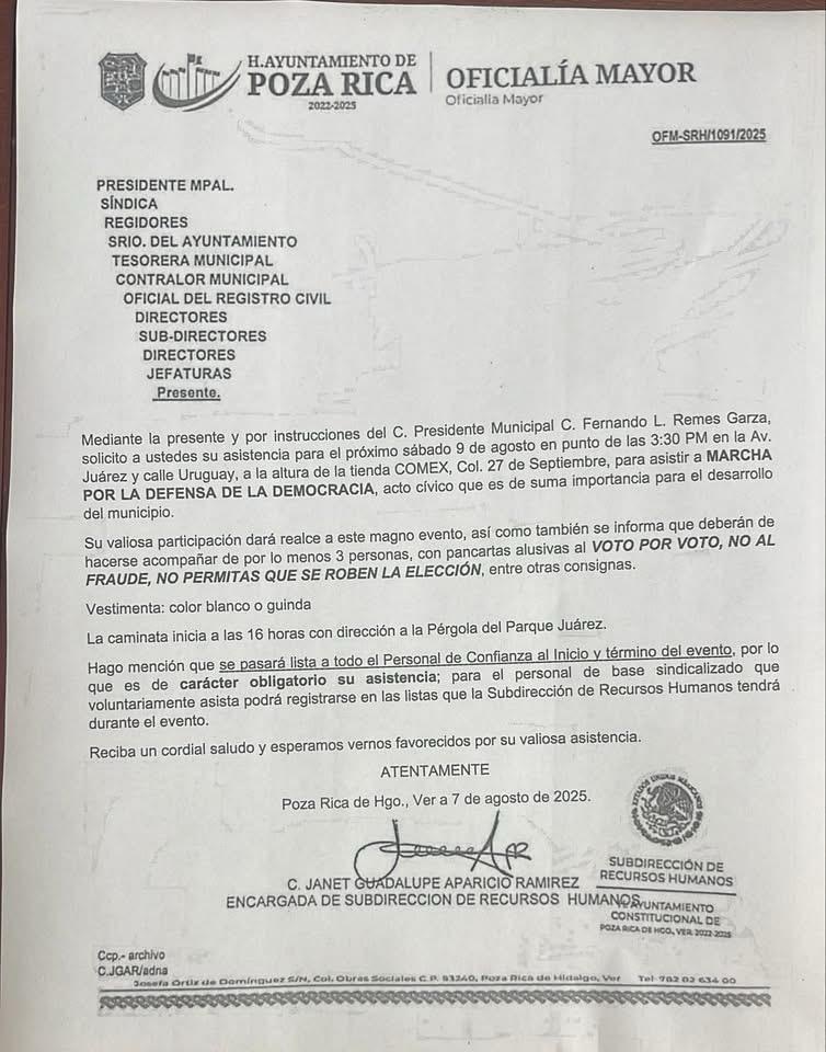 Obliga ayuntamiento a marchar con&nbsp;Adanely