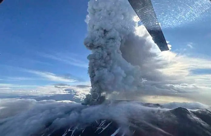 Erupción volcánica en Kamchatka tras&nbsp;sismos