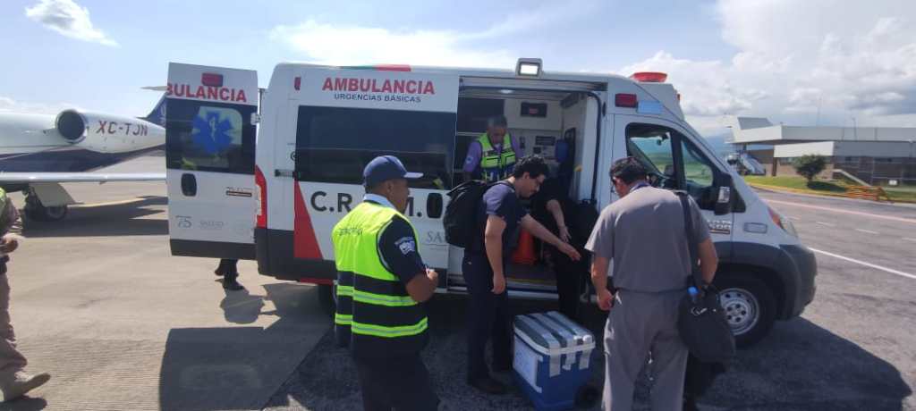 Traslado aéreo urgente de hígado desde Veracruz salva vida en la&nbsp;CDMX