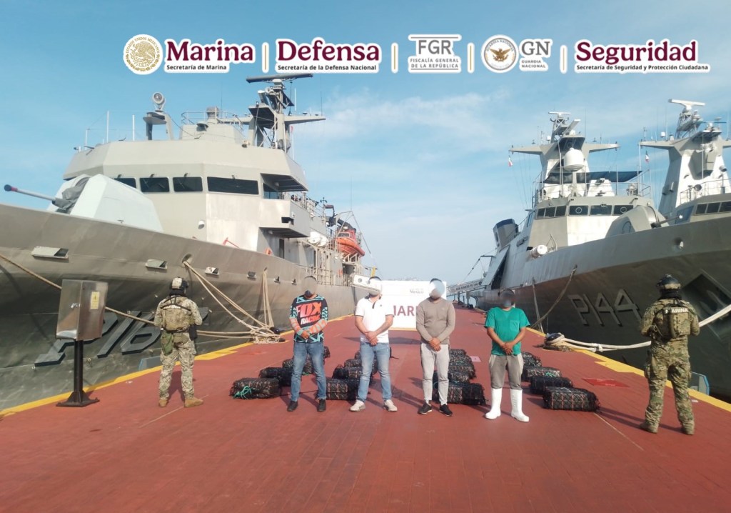 Aseguran más de media tonelada de cocaína en costas de&nbsp;Guerrero