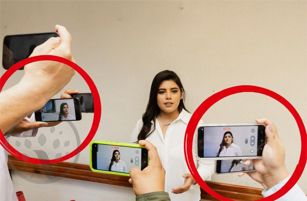 Cuestionan a Adanely Rodríguez por imagen con IA en presunto encuentro con&nbsp;prensa