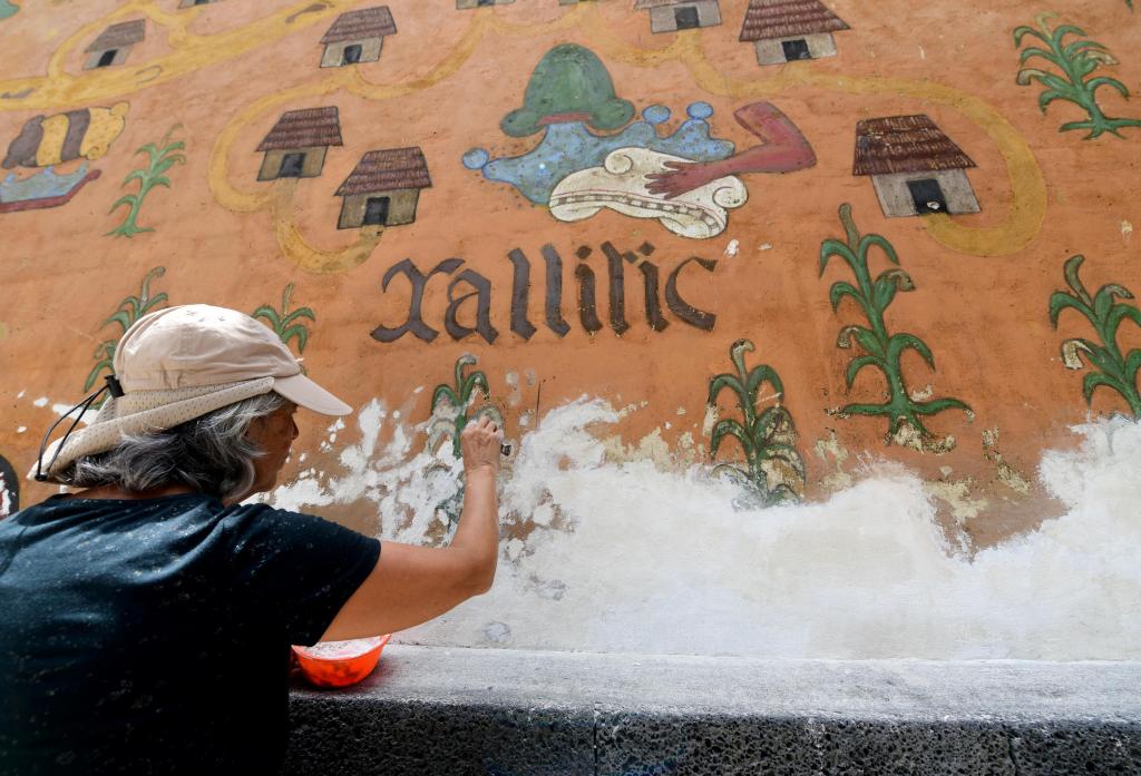 Restaura Ayuntamiento mural de&nbsp;Xallitic