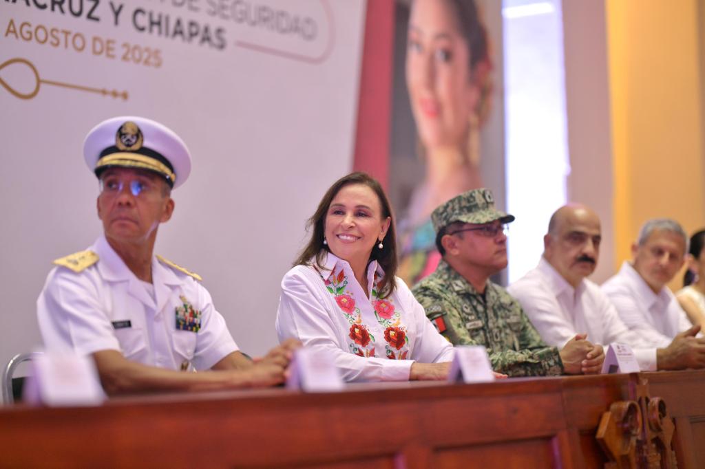 Firman Veracruz y Chiapas convenio de seguridad para fortalecer el sur del&nbsp;país