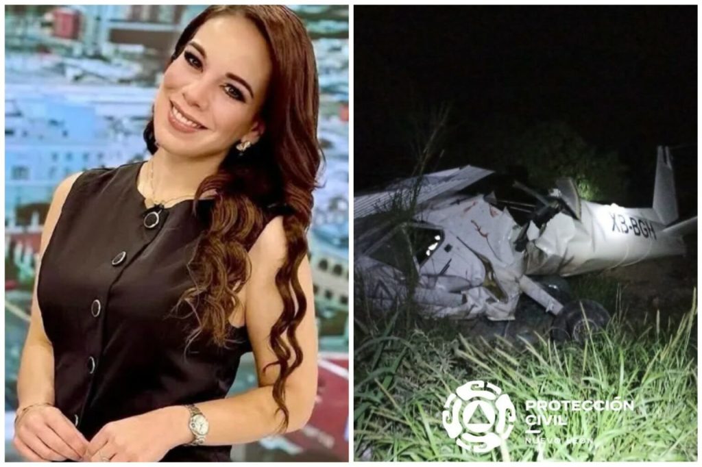Fallece la conductora Débora Estrella en desplome de avioneta en García, Nuevo&nbsp;León