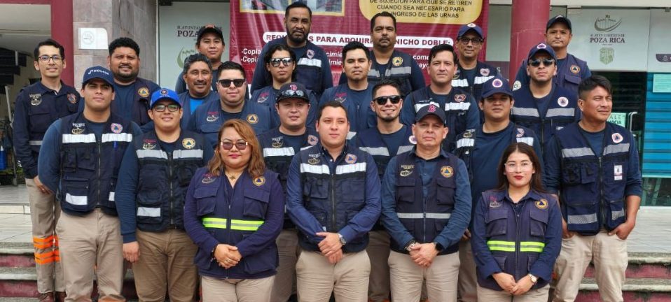 Poza Rica participa en el Segundo Simulacro Nacional&nbsp;2025