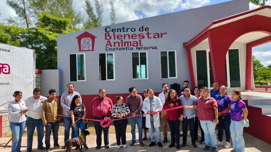 Inauguran Centro de Bienestar Animal en Coatzintla