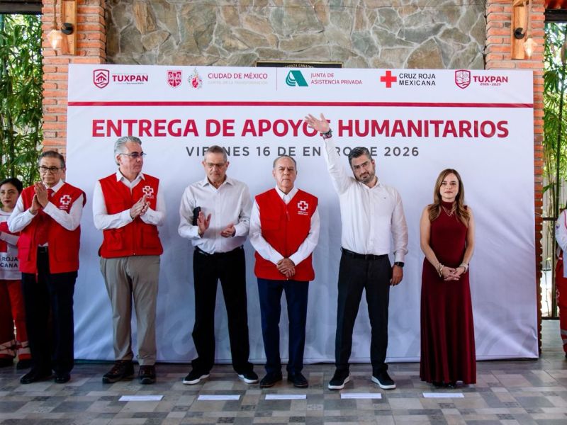 Cruz Roja Mexicana entrega enseres domésticos a familias afectadas por inundaciones en&nbsp;Tuxpan