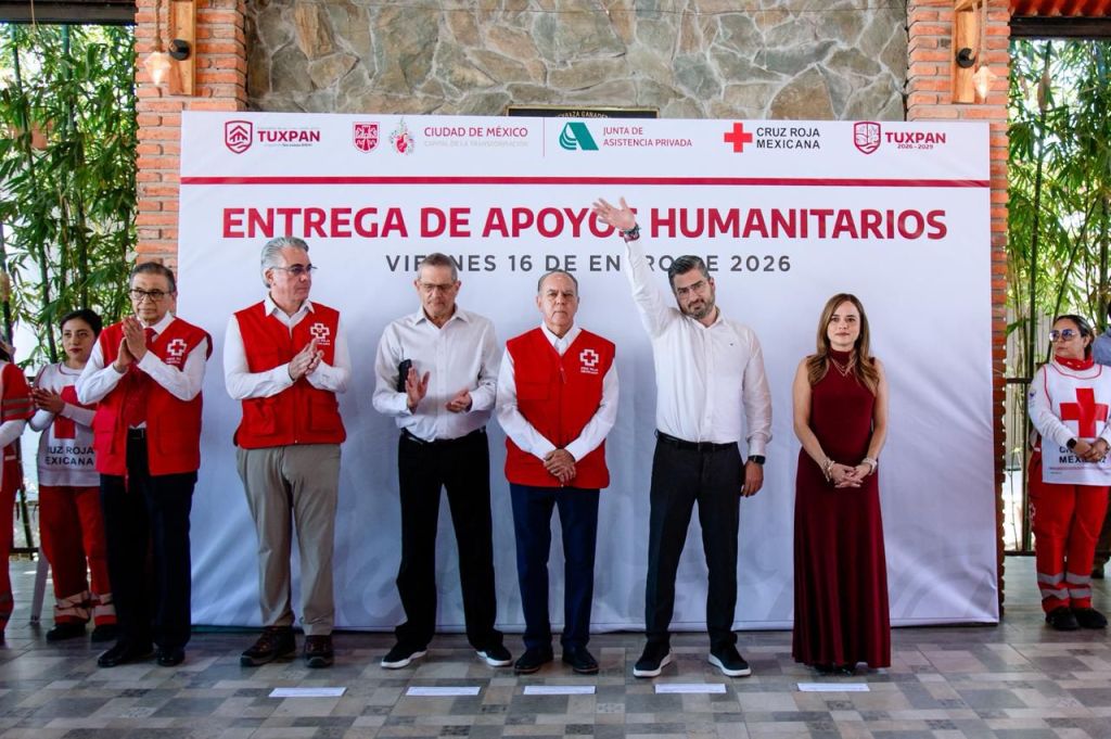 Cruz Roja Mexicana entrega enseres domésticos a familias afectadas por inundaciones en&nbsp;Tuxpan