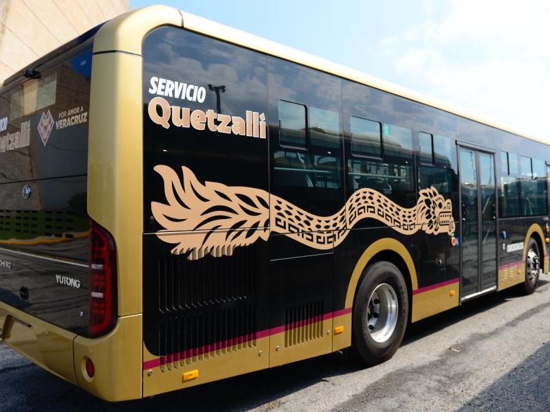 Gobernadora supervisa unidades Quetzalli que renovarán el transporte público en&nbsp;Coatzacoalcos