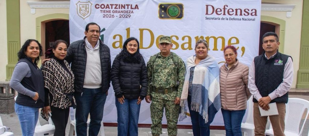Coatzintla impulsa la cultura de paz con la jornada “Sí a la Paz, Sí al&nbsp;Desarme”