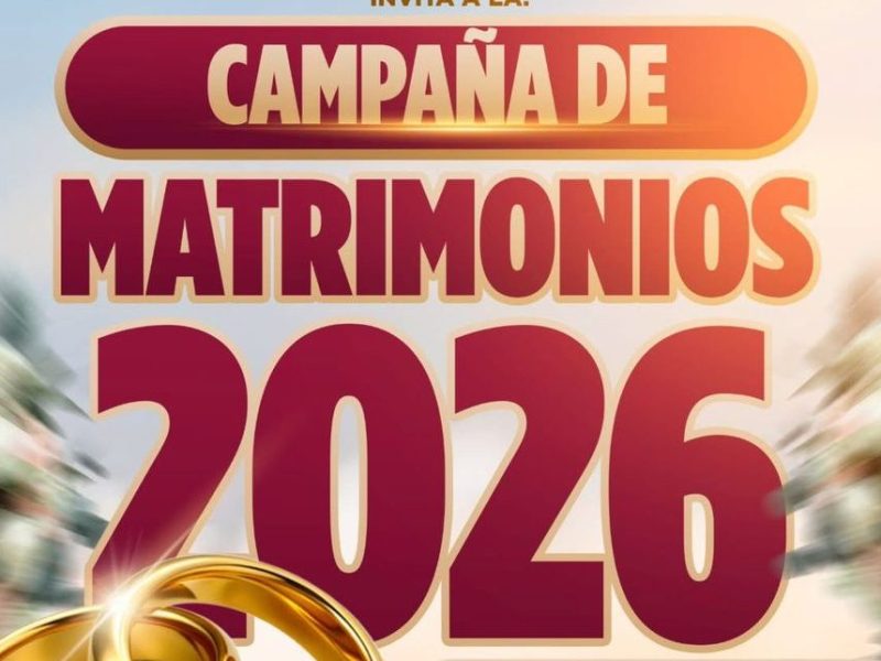 Gobierno de Poza Rica se suma a la Campaña de Matrimonios&nbsp;2026
