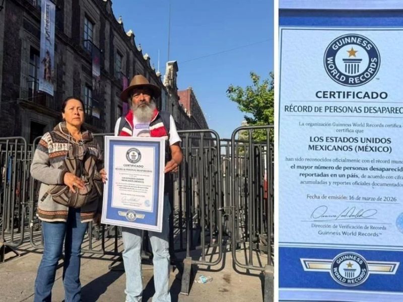 Llevan récord Guinness por&nbsp;desaparecidos