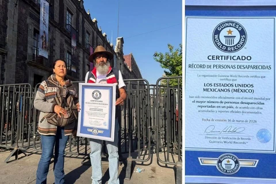 Llevan récord Guinness por&nbsp;desaparecidos