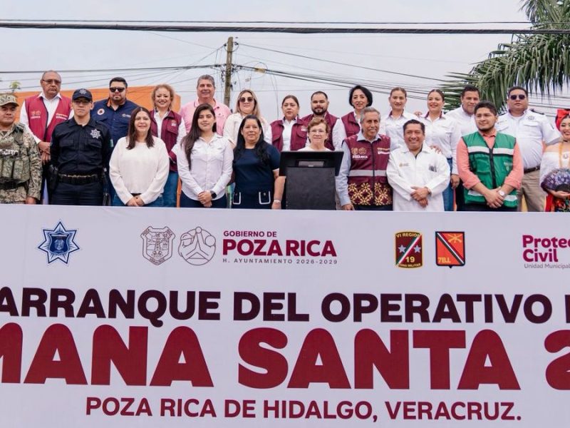 Gobierno de Poza Rica activa Operativo Semana Santa 2026 con estrategia integral de&nbsp;seguridad