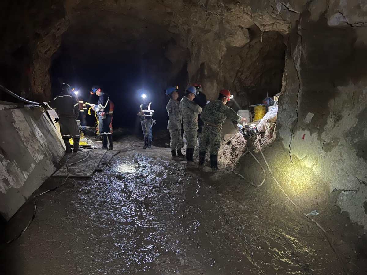 Reportan avances en estabilización de mina Santa Fe para labores de rescate en&nbsp;Sinaloa