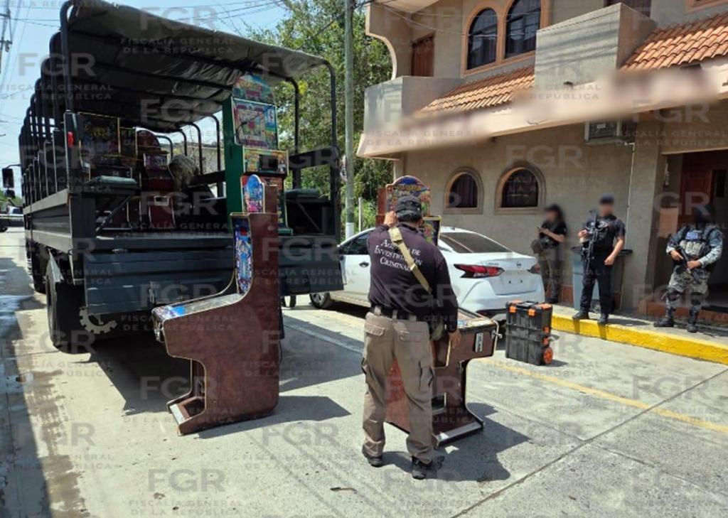 FGR asegura 19 máquinas tragamonedas en cateos en&nbsp;Tamiahua