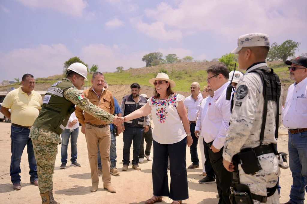 SUPERVISA ROCÍO NAHLE CUARTEL DE GUARDIA NACIONAL EN&nbsp;COYUTLA