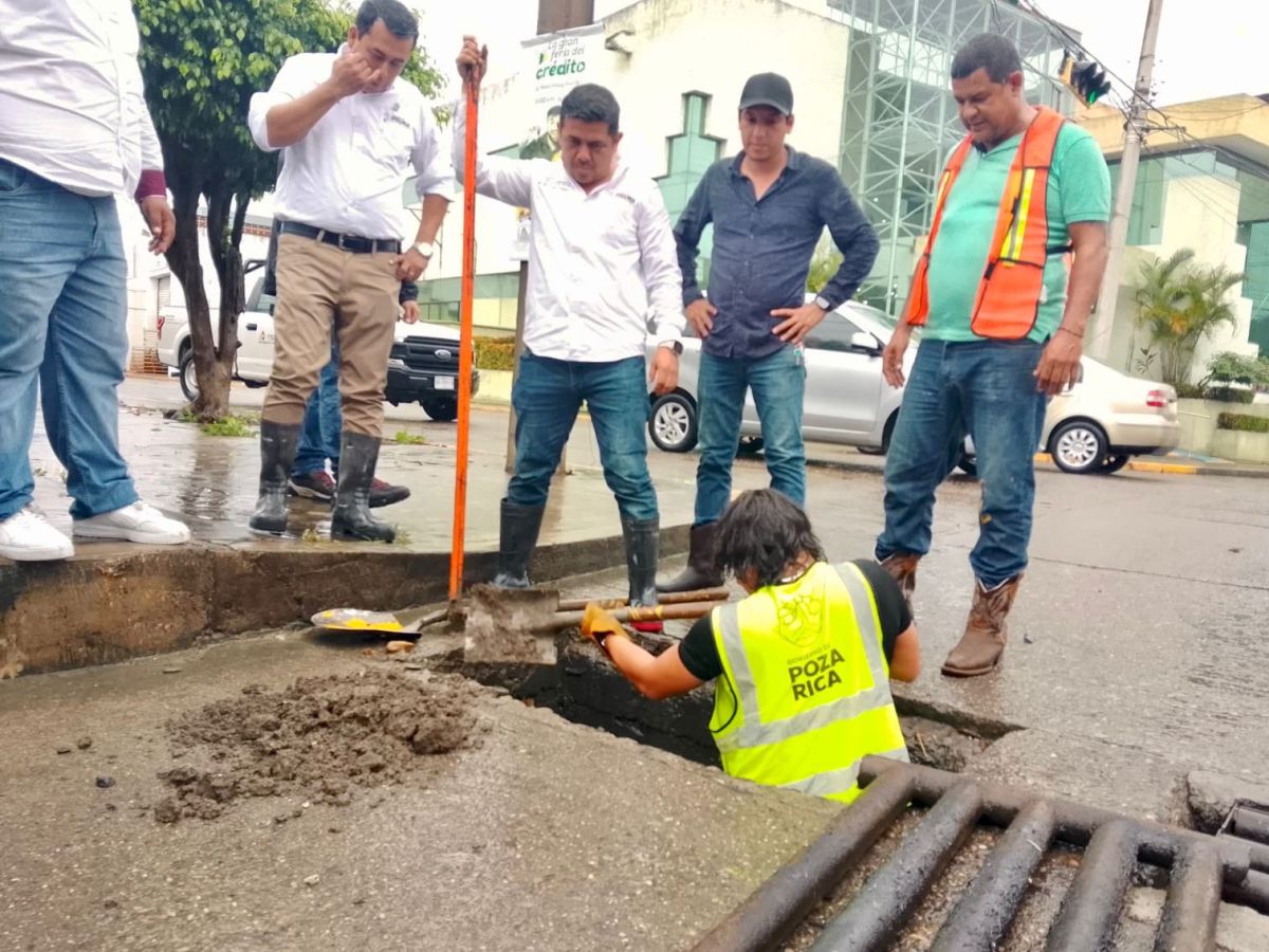 Gobierno de Poza Rica activa operativo inmediato ante lluvias provocadas por el Frente Frío&nbsp;50
