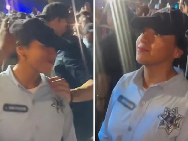 Enrique Iglesias besa a policía en&nbsp;Tabasco