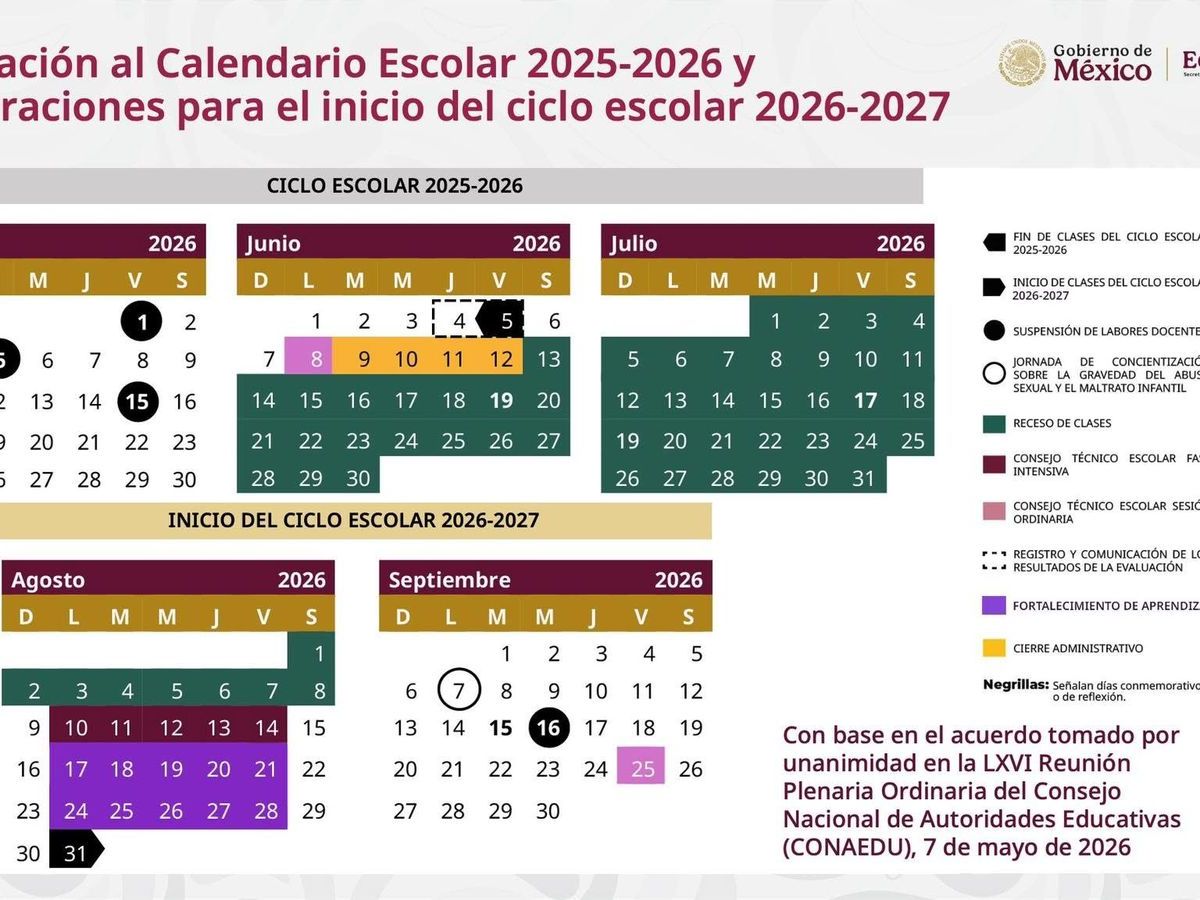 Veracruz ajusta calendario escolar por calor y Mundial de&nbsp;Futbol