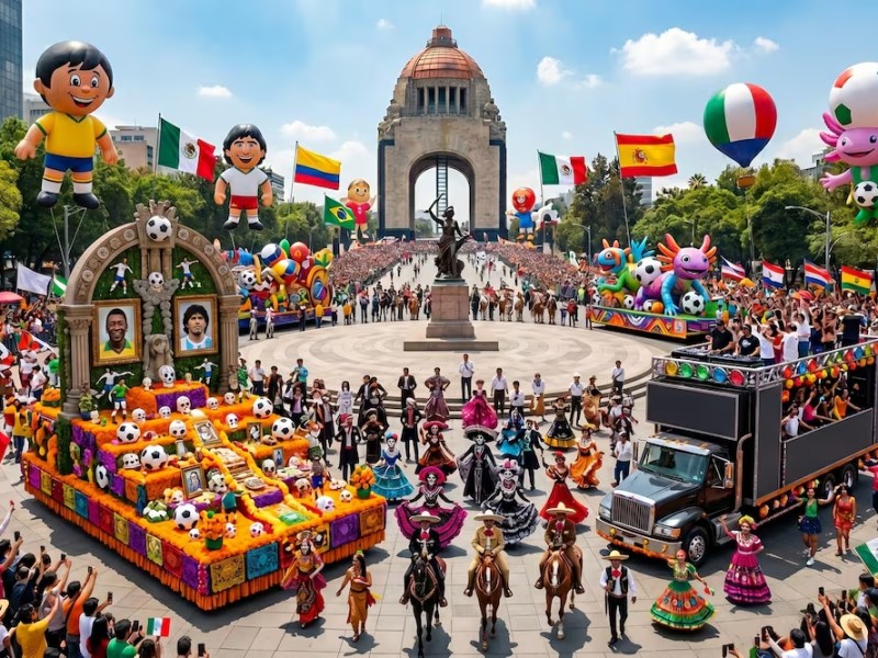 CDMX prepara el Gran Desfile Mundialista con catrinas, cempasúchil y una ofrenda para Pelé y&nbsp;Maradona