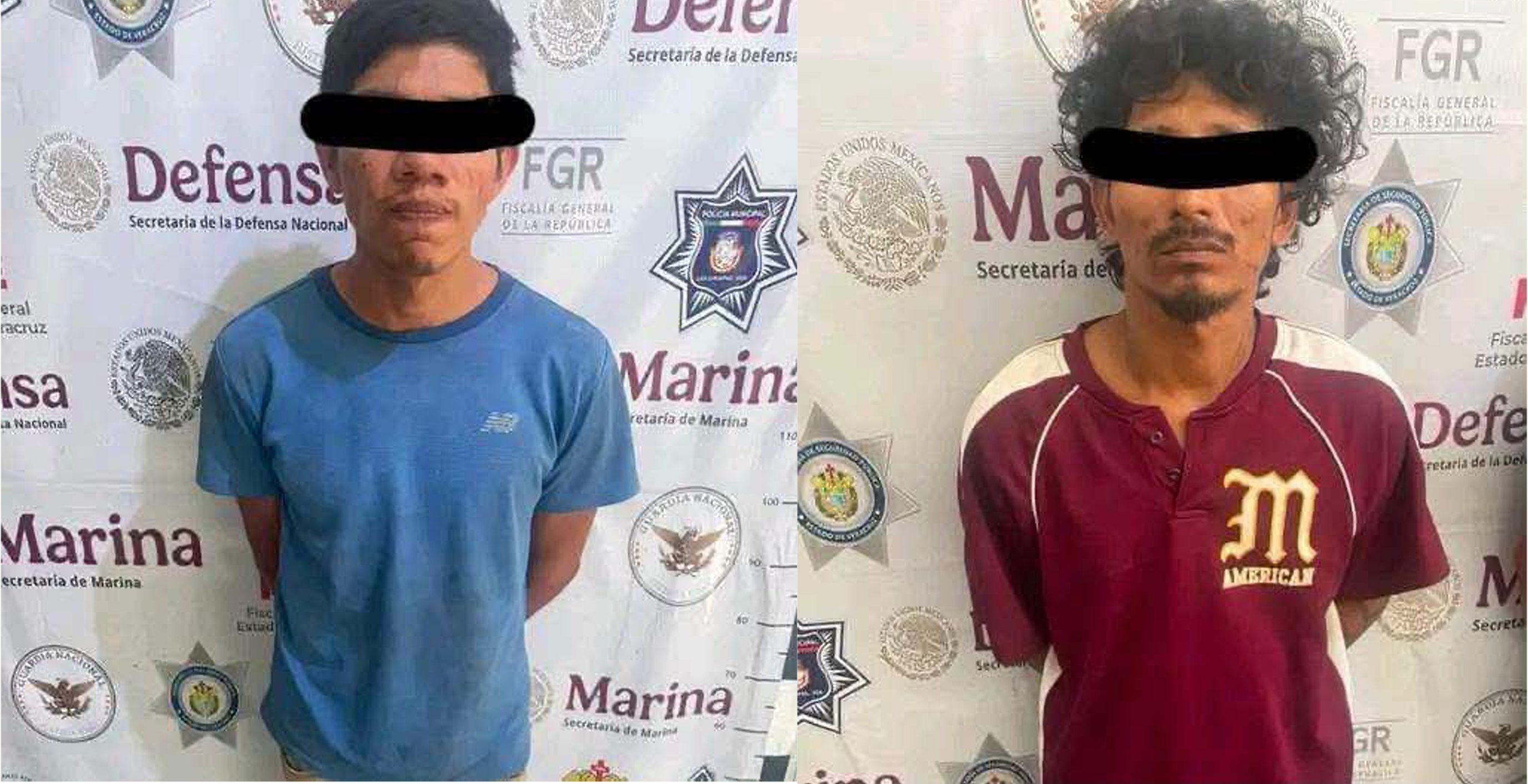 Caen dos presuntos integrantes de célula criminal tras operativo en Las Choapas