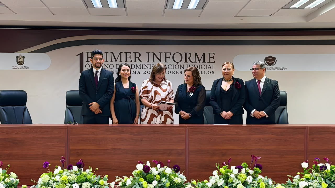 Órgano de Administración Judicial presenta su Primer Informe y consolida nuevo modelo de justicia en Veracruz