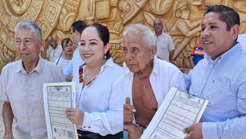 Con apoyo del Gobierno Municipal, 19 adultos mayores reciben actas de nacimiento extemporáneas